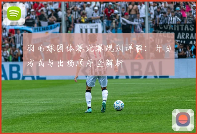 羽毛球团体赛比赛规则详解:计分方式与出场顺序全解析